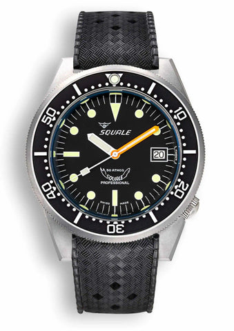 Squale 1521 Black Blasted 1521BKBL