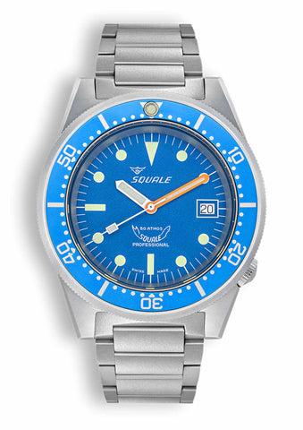 Squale 1521 Blue Blasted 1521BLUEBL