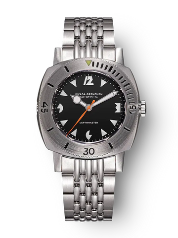 Nivada Grenchen Depthmaster - White Pacman 14102A