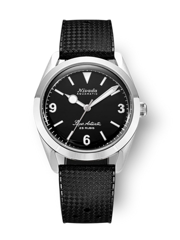 Nivada Grenchen Antarctic 3.6.9 Black No Vintage 32039A