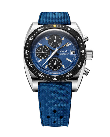 Nivada Grenchen Autochron Blue Mecaquartz 77005Q
