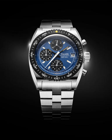 Nivada Grenchen Autochron Blue Mecaquartz 77005Q
