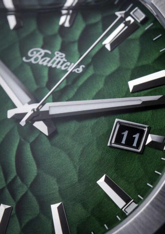 Balticus Stardust Silver Date - Hammered Green