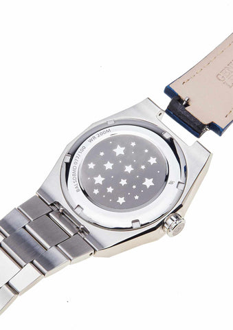 Balticus Stardust Silver Date - Hammered Bubble Blue