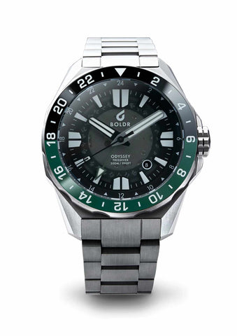 Boldr Odyssey 44 Freediver GMT Black-Green
