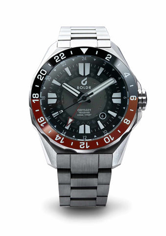 Boldr Odyssey 44 Freediver GMT Black-Red