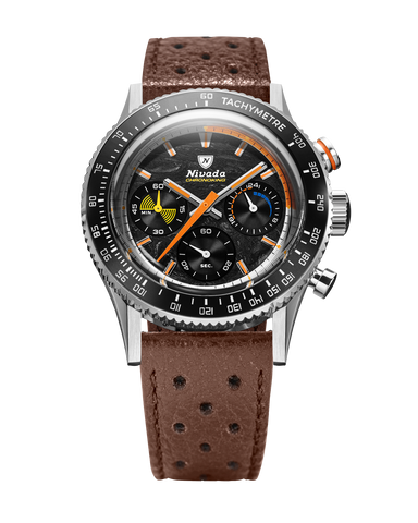 Nivada Grenchen Chronoking Mecaquarz Racing Carbon 87049Q