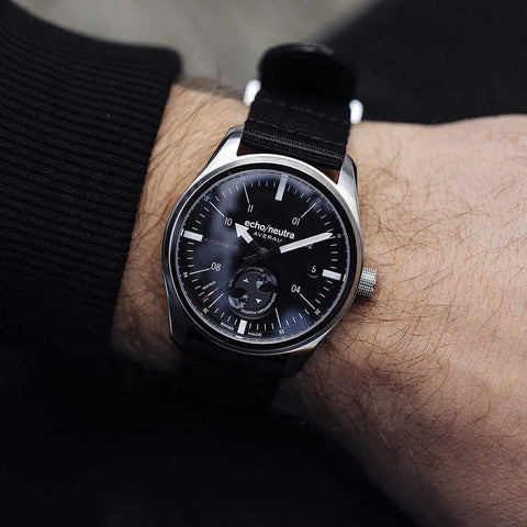 Echo/Neutra Averau 39mm Moon Phase Black