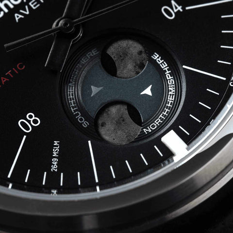 Echo/Neutra Averau 39mm Moon Phase Black