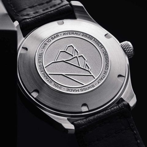 Echo/Neutra Averau 39mm Moon Phase Black