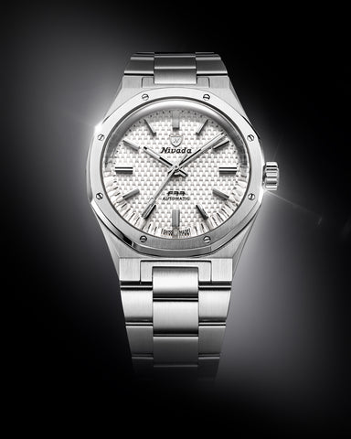 Nivada Grenchen F77 MK 2 White NoDate 68046A77