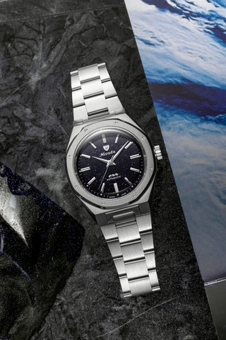 Nivada Grenchen F77 MK 2 Blue Aventurin 68047A77