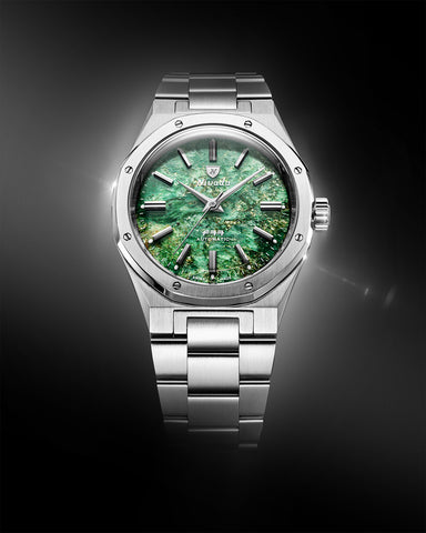 Nivada Grenchen F77 MK 2 Green Aventurine 68053A77