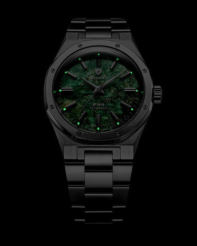 Nivada Grenchen F77 MK 2 Green Aventurine 68053A77