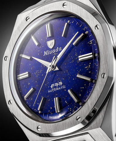 Nivada Grenchen F77 MK 2 Lapis Lazuli 68048A77