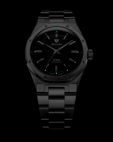 Nivada Grenchen F77 MK 2 Meteorite 68049A77