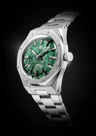 Nivada Grenchen F77 Green Aventurine MK1 - 68037A77