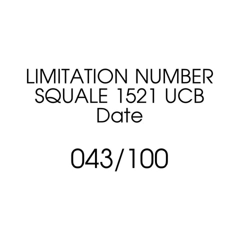 Squale 1521 UCB Date - Limited Edition Number