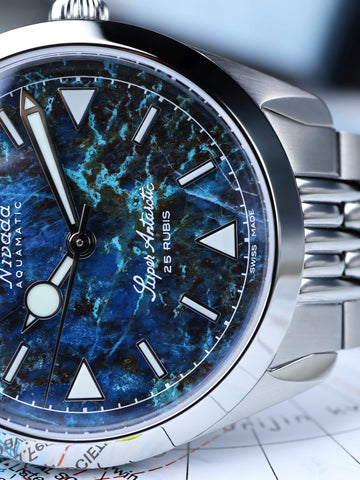 Nivada Grenchen X Chronofactum Antarctic Chrysocoll