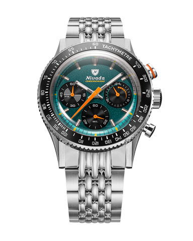 Nivada Grenchen Chronoking Mecaquarz Racing Green 87051Q