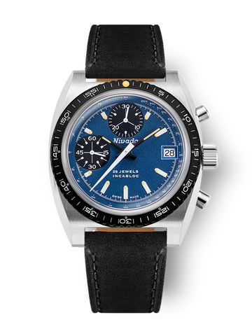 Nivada Grenchen Chronosport Blue 77003A