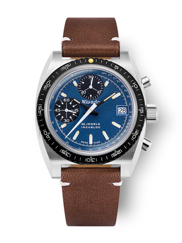 Nivada Grenchen Chronosport Blue 77003A