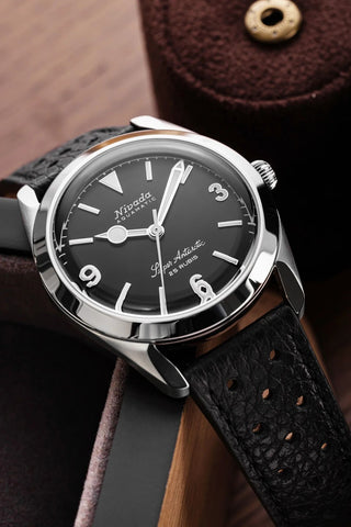 Nivada Grenchen Antarctic 3.6.9 Black No Vintage 32039A