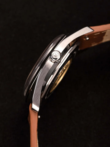 Nivada Grenchen Antarctic 35mm Salmon - No Date 35018M