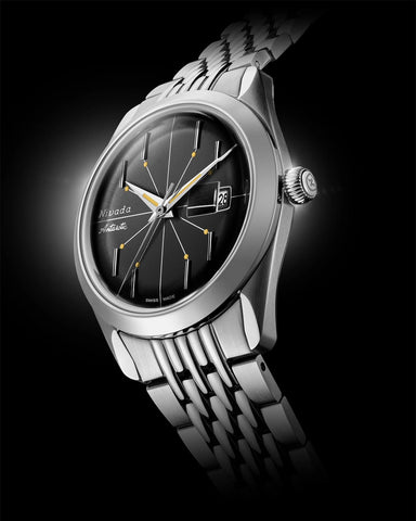 Nivada Grenchen Antarctic Spider Black 32072A