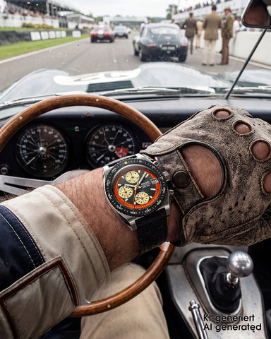 Nivada Grenchen Autochron Orange Mecaquartz 77004Q