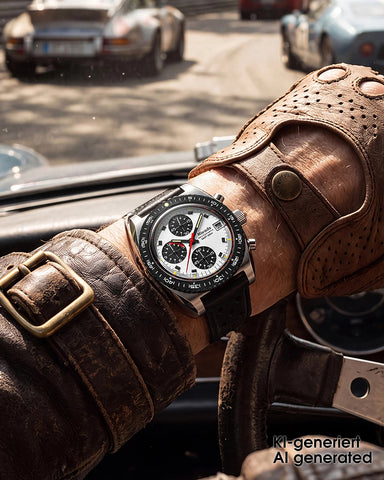 Nivada Grenchen Autochron Panda Mecaquartz 77006Q