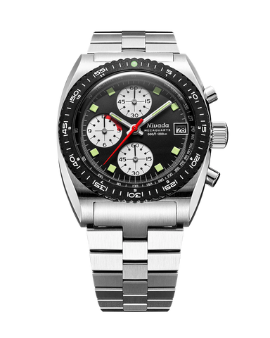 Nivada Grenchen Autochron Reverse Panda Mecaquartz 77007Q