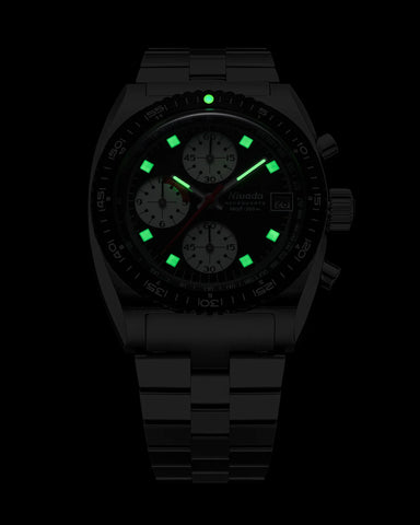 Nivada Grenchen Autochron Reverse Panda Mecaquartz 77007Q