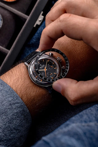 Nivada Grenchen Chronoking Inter Bezel 87040Q - Tachymeter Bezel