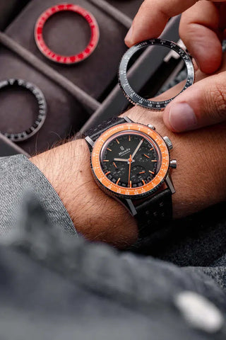 Nivada Grenchen Chronoking Inter Bezel 87040Q - Tachymeter Bezel