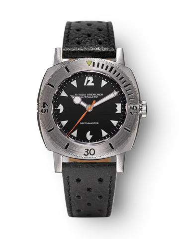 Nivada Grenchen Depthmaster - White Pacman 14102A