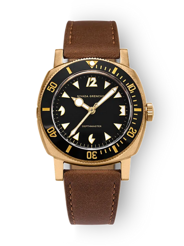 Nivada Grenchen Depthmaster Pacman Bronze 14123A