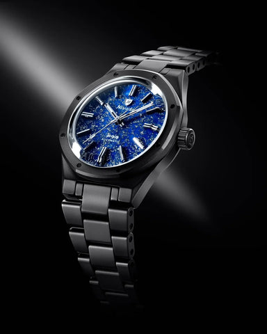 Nivada Grenchen F77 - Ceramic Lapis Lazuli 68022A77