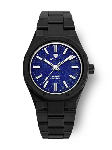 Nivada Grenchen F77 - Ceramic Lapis Lazuli 68022A77