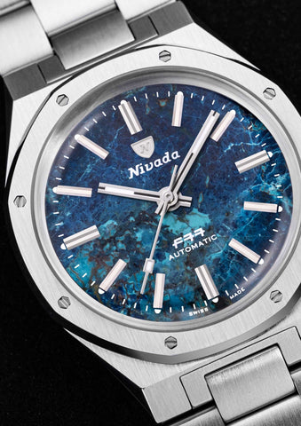 Nivada Grenchen F77 - Chrysocoll Special Edition