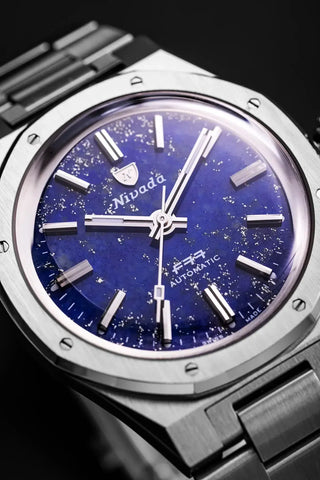 Nivada Grenchen F77 - Titanium Lapis Lazuli 68017A77