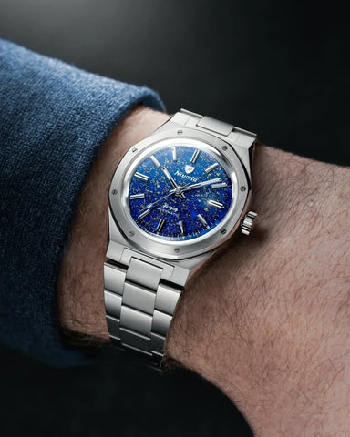 Nivada Grenchen F77 - Titanium Lapis Lazuli 68017A77