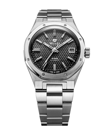 Nivada Grenchen F77 MK 2 Black Date 69011A77