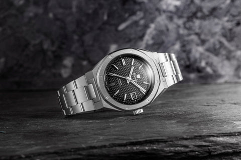 Nivada Grenchen F77 MK 2 Black Date 69011A77