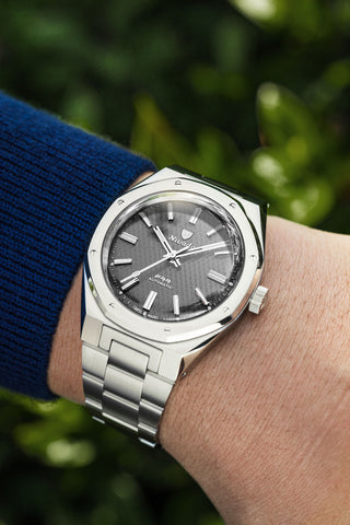 Nivada Grenchen F77 MK 2 Grey NoDate 68044A77