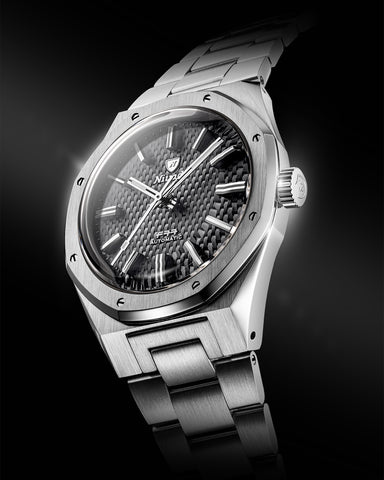 Nivada Grenchen F77 MK 2 Grey NoDate 68044A77