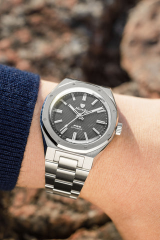 Nivada Grenchen F77 MK 2 Grey NoDate 68044A77