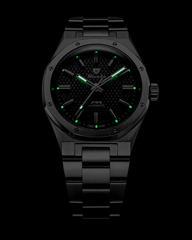 Nivada Grenchen F77 MK 2 Black NoDate 68043A77