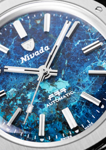 Nivada Grenchen F77 Titanium Chrysocoll - Dial Selection