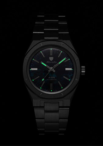 Nivada Grenchen F77 Titanium Chrysocoll Special Edition